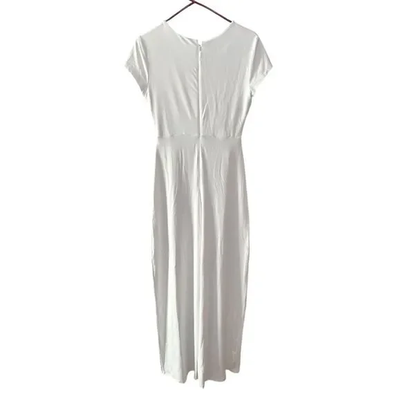Susana Monaco Reverse Sweetheart Front Cutout Wide LegJumpsuit